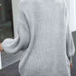 Drop Shoulder Balloon Sleeve Cardigan