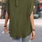 Swiss Dot Mock Neck Blouse