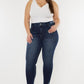 Kancan Wendy Cat's Whiskers Raw Hem High Waist Jeans