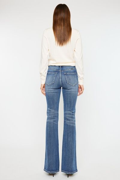 Kancan Willow Cat's Whiskers High Waist Flare Jeans