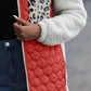 Leopard Color Block Zip-Up Jacket