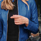 Mock Neck Zip Up Jacket