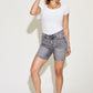 Judy Blue Full Size Washed Bermuda Denim Shorts