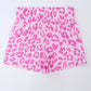 Leopard Elastic Waist Shorts