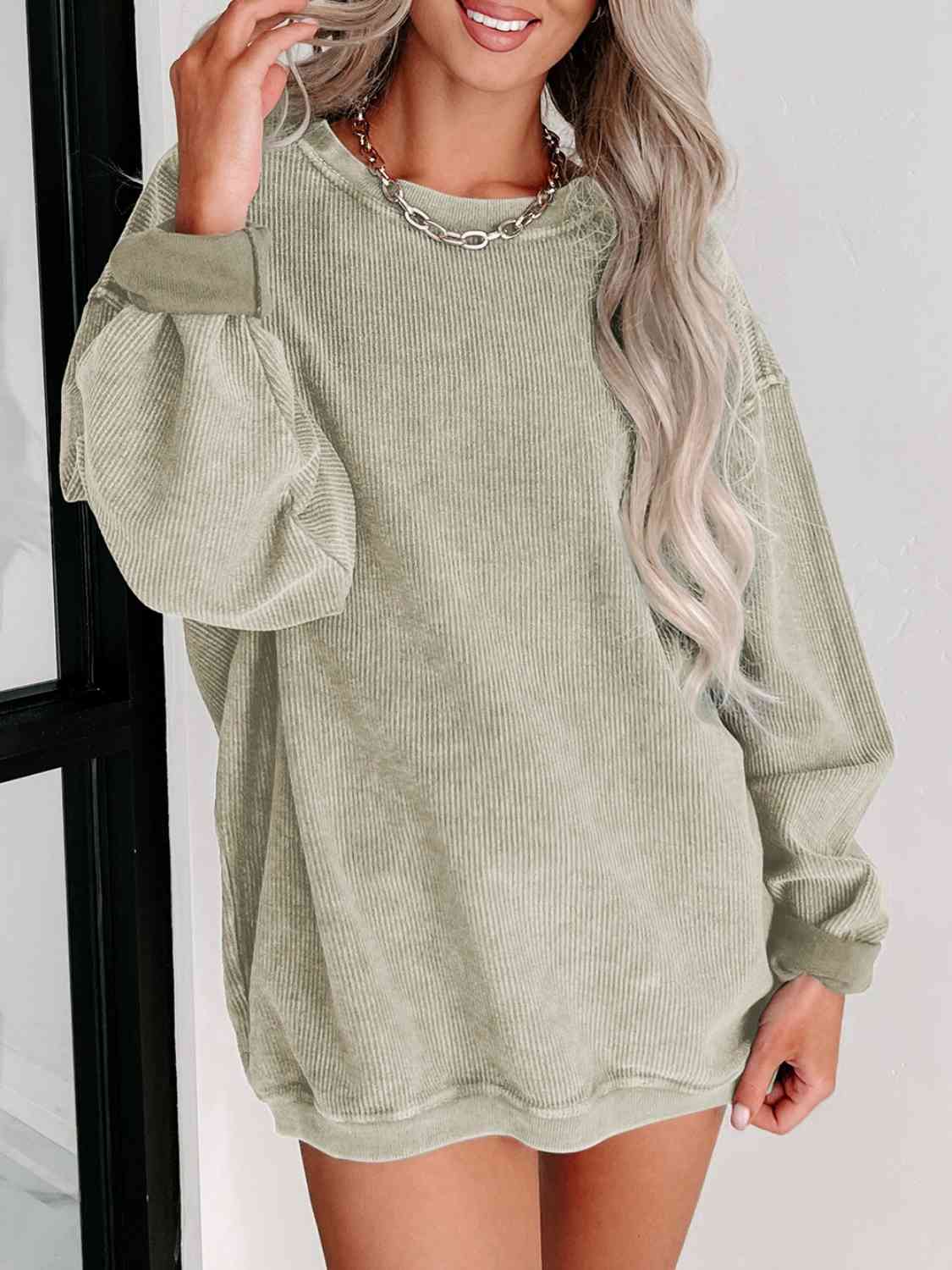 Aloria Corded Sweatshirt