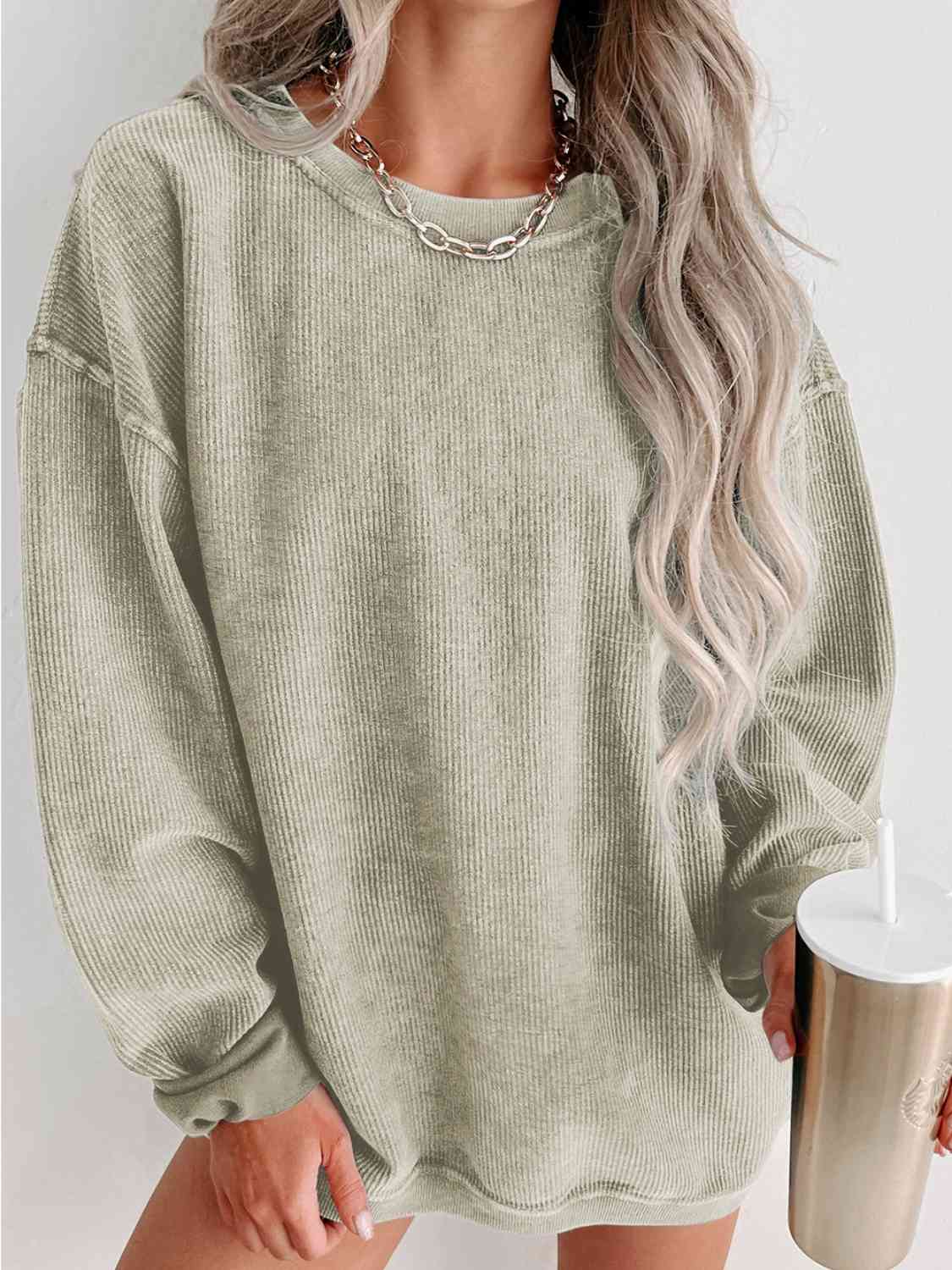 Aloria Corded Sweatshirt