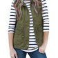 Drawstring Waist Vest with Pockets