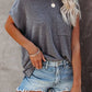 SIMPLE OVER LOOSE FIT CASUAL TOP_CWTTS0282