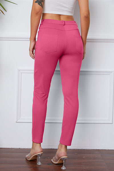 Basic Bae Full Size High Waist Skinny Pants