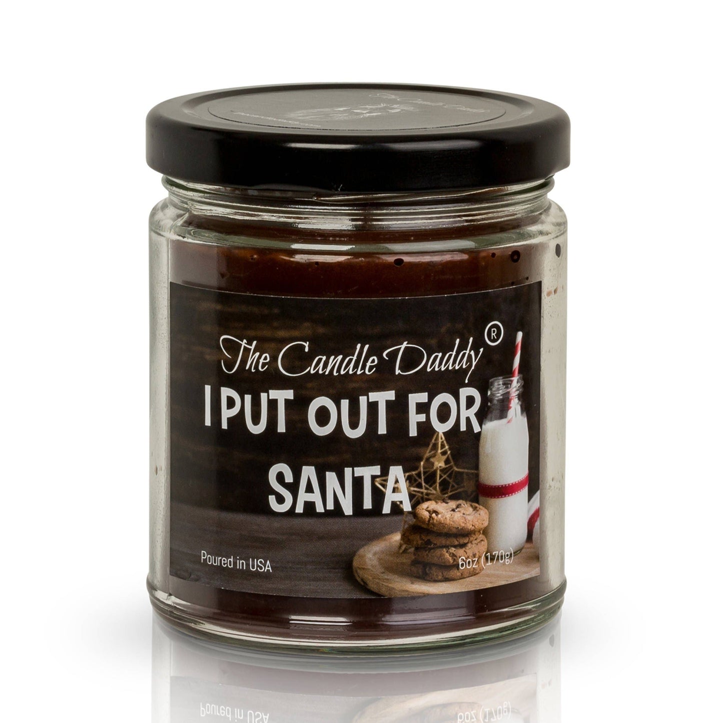 I Put Out For Santa Holiday Candle - Funny Snickerdoodle