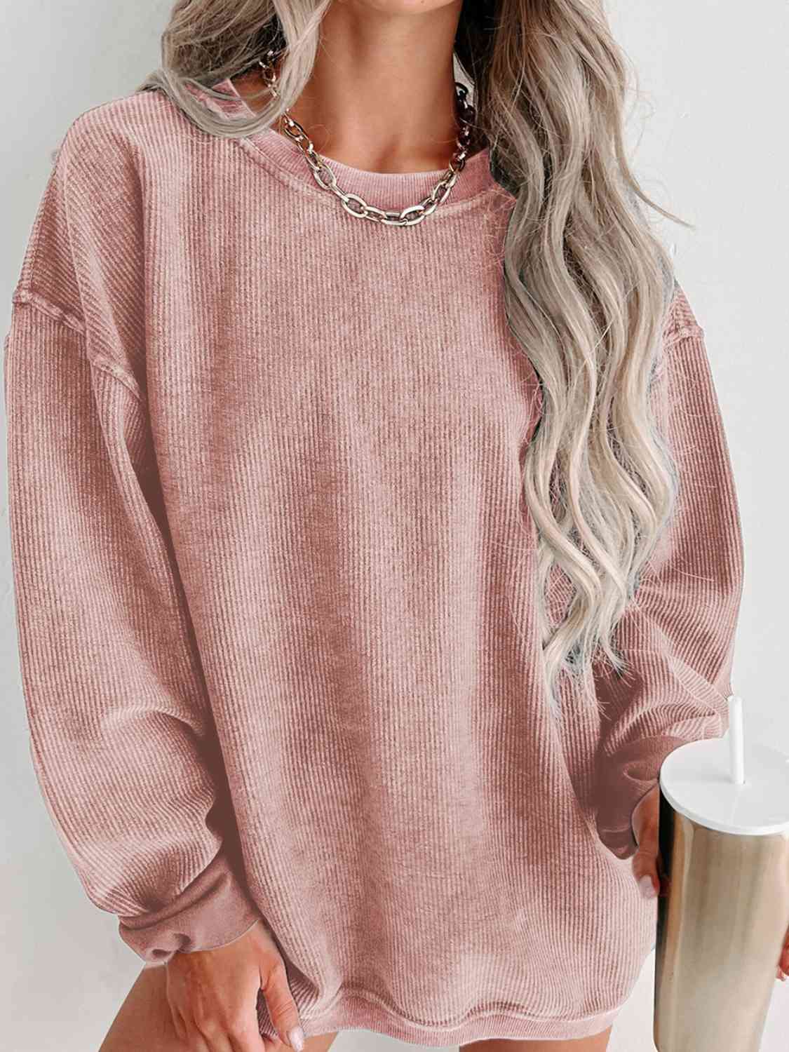 Aloria Corded Sweatshirt