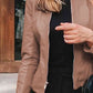 Mock Neck Zip Up Jacket