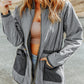 Drawstring Waist Zip-Up Jacket