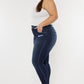 Kancan Wendy Cat's Whiskers Raw Hem High Waist Jeans