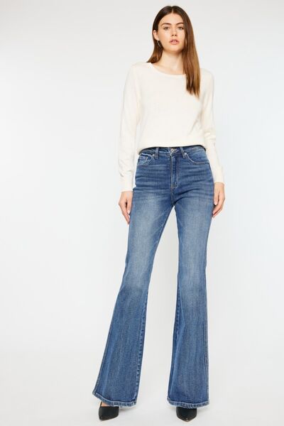 Kancan Willow Cat's Whiskers High Waist Flare Jeans