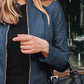 Mock Neck Zip Up Jacket