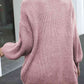 Drop Shoulder Balloon Sleeve Cardigan
