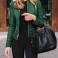 Mock Neck Zip Up Jacket