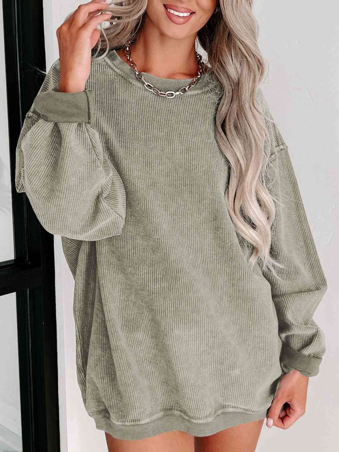 Aloria Corded Sweatshirt