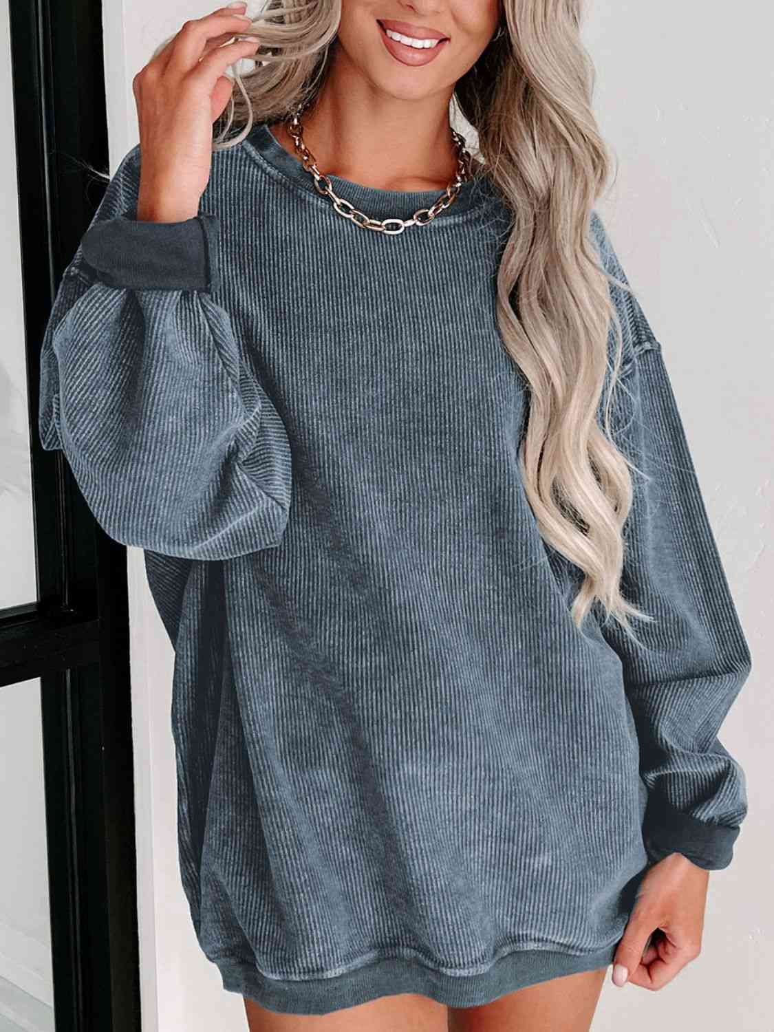 Aloria Corded Sweatshirt