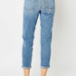 Judy Blue Caroline Cuffed Hem Slim Jeans