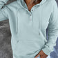Dropped Shoulder Long Sleeve Hoodie with Pocket
