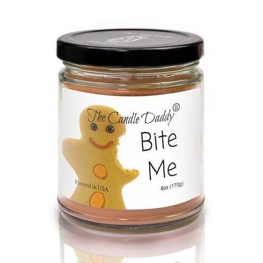 BITE ME - CHRISTMAS GINGERBREAD COOKIE - Candle
